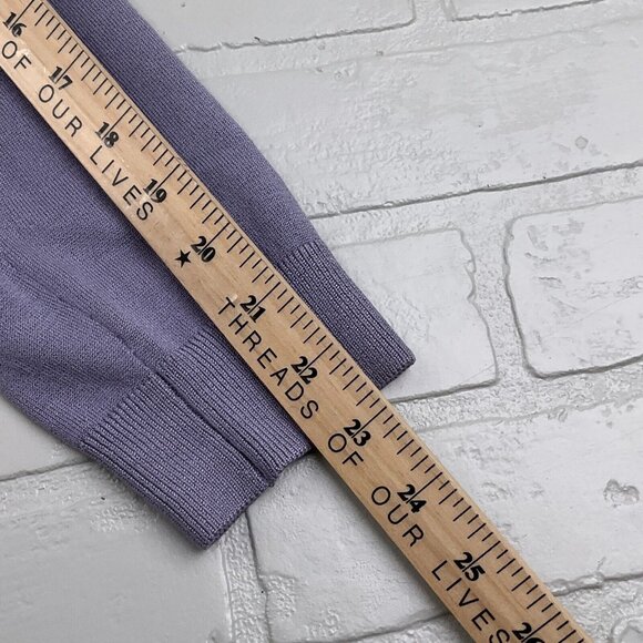 Josephine Chaus 3Pc Set Women Medium Purple Floral Jacket Cardigan Top Silk - Picture 16 of 16